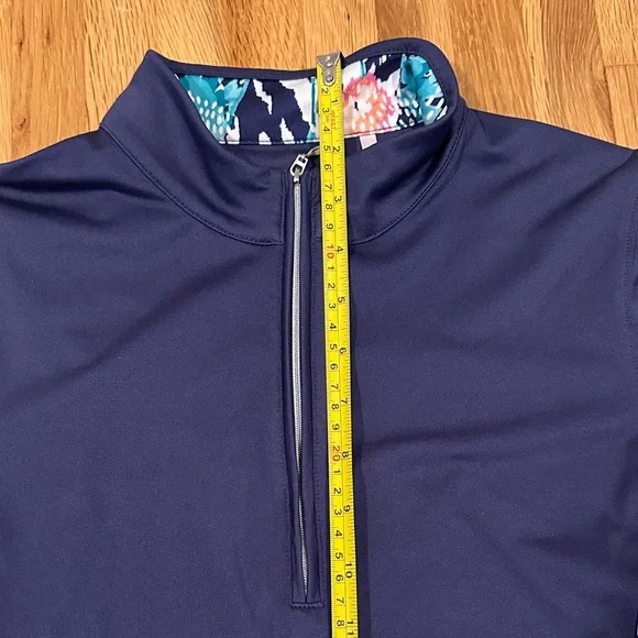 Pebble Beach | Women’s Navy and Floral Print Dress - Picture 3 of 16